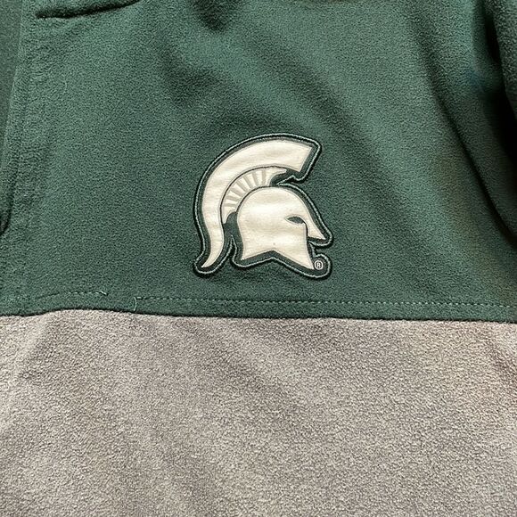 Captivating Apparel men’s three-quarter zip Michigan State Spartans. Size M - Picture 8 of 11